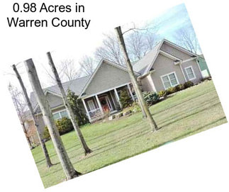 0.98 Acres in Warren County