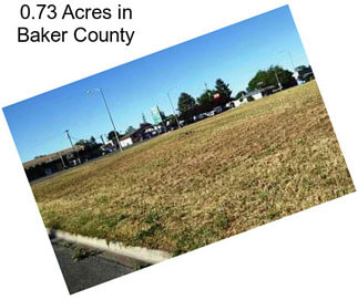 0.73 Acres in Baker County