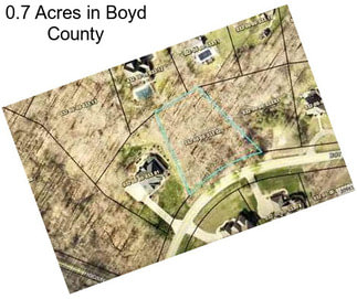 0.7 Acres in Boyd County