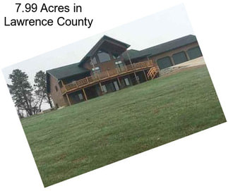 7.99 Acres in Lawrence County