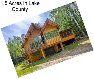 1.5 Acres in Lake County