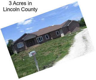 3 Acres in Lincoln County