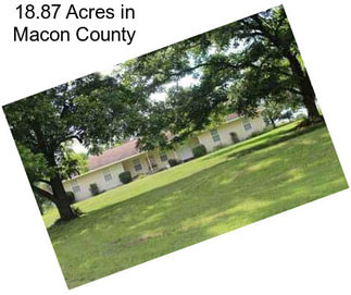 18.87 Acres in Macon County