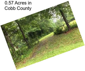 0.57 Acres in Cobb County