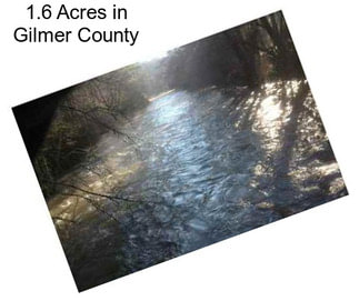 1.6 Acres in Gilmer County