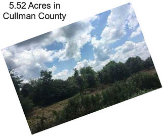 5.52 Acres in Cullman County