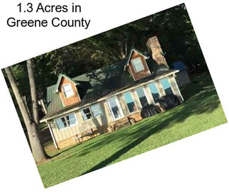 1.3 Acres in Greene County