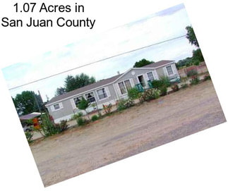 1.07 Acres in San Juan County