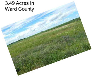 3.49 Acres in Ward County
