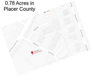 0.78 Acres in Placer County