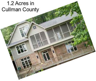 1.2 Acres in Cullman County