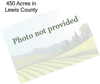 450 Acres in Lewis County