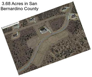 3.68 Acres in San Bernardino County