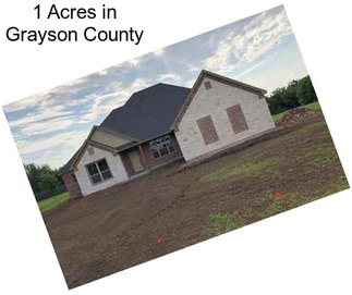 1 Acres in Grayson County