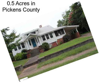 0.5 Acres in Pickens County