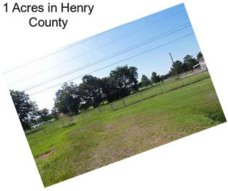 1 Acres in Henry County