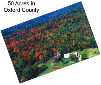 50 Acres in Oxford County