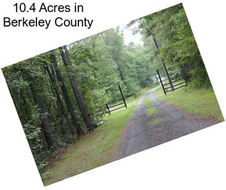 10.4 Acres in Berkeley County