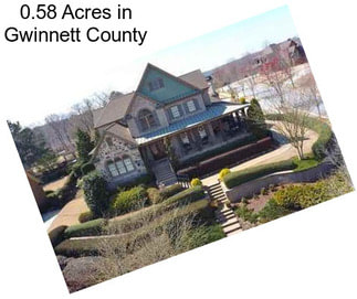 0.58 Acres in Gwinnett County