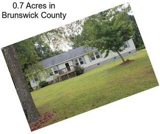 0.7 Acres in Brunswick County