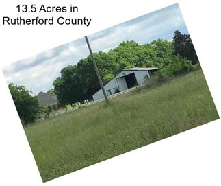 13.5 Acres in Rutherford County