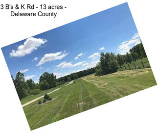 3 B\'s & K Rd - 13 acres - Delaware County