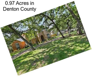 0.97 Acres in Denton County