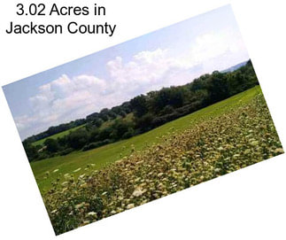 3.02 Acres in Jackson County