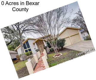 0 Acres in Bexar County