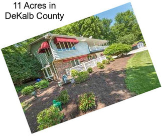 11 Acres in DeKalb County