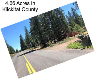 4.66 Acres in Klickitat County