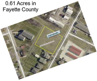 0.61 Acres in Fayette County