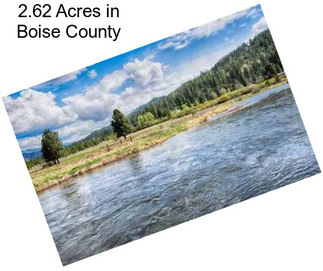 2.62 Acres in Boise County