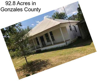 92.8 Acres in Gonzales County