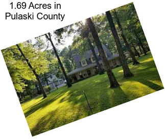 1.69 Acres in Pulaski County