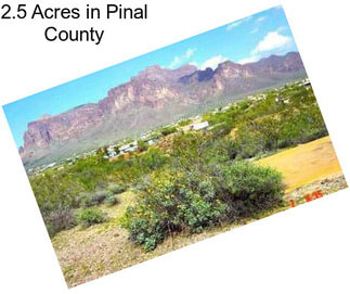 2.5 Acres in Pinal County