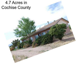 4.7 Acres in Cochise County