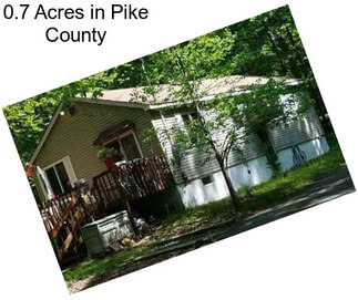 0.7 Acres in Pike County