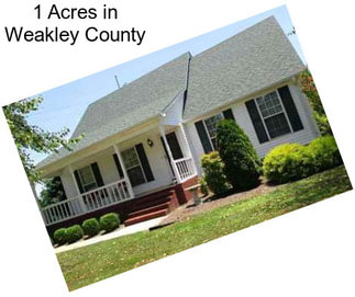 1 Acres in Weakley County