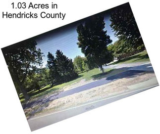 1.03 Acres in Hendricks County