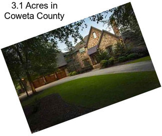 3.1 Acres in Coweta County