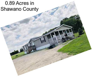 0.89 Acres in Shawano County