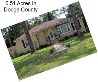 0.51 Acres in Dodge County
