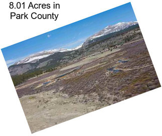 8.01 Acres in Park County