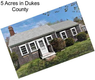 5 Acres in Dukes County