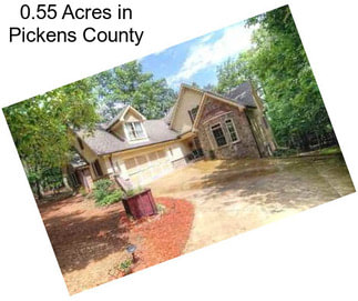 0.55 Acres in Pickens County