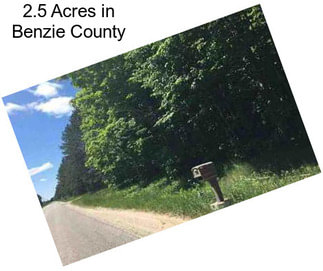 2.5 Acres in Benzie County