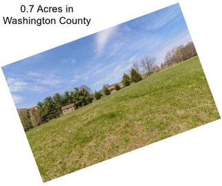 0.7 Acres in Washington County