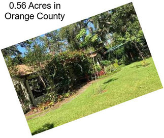 0.56 Acres in Orange County