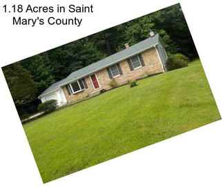 1.18 Acres in Saint Mary\'s County